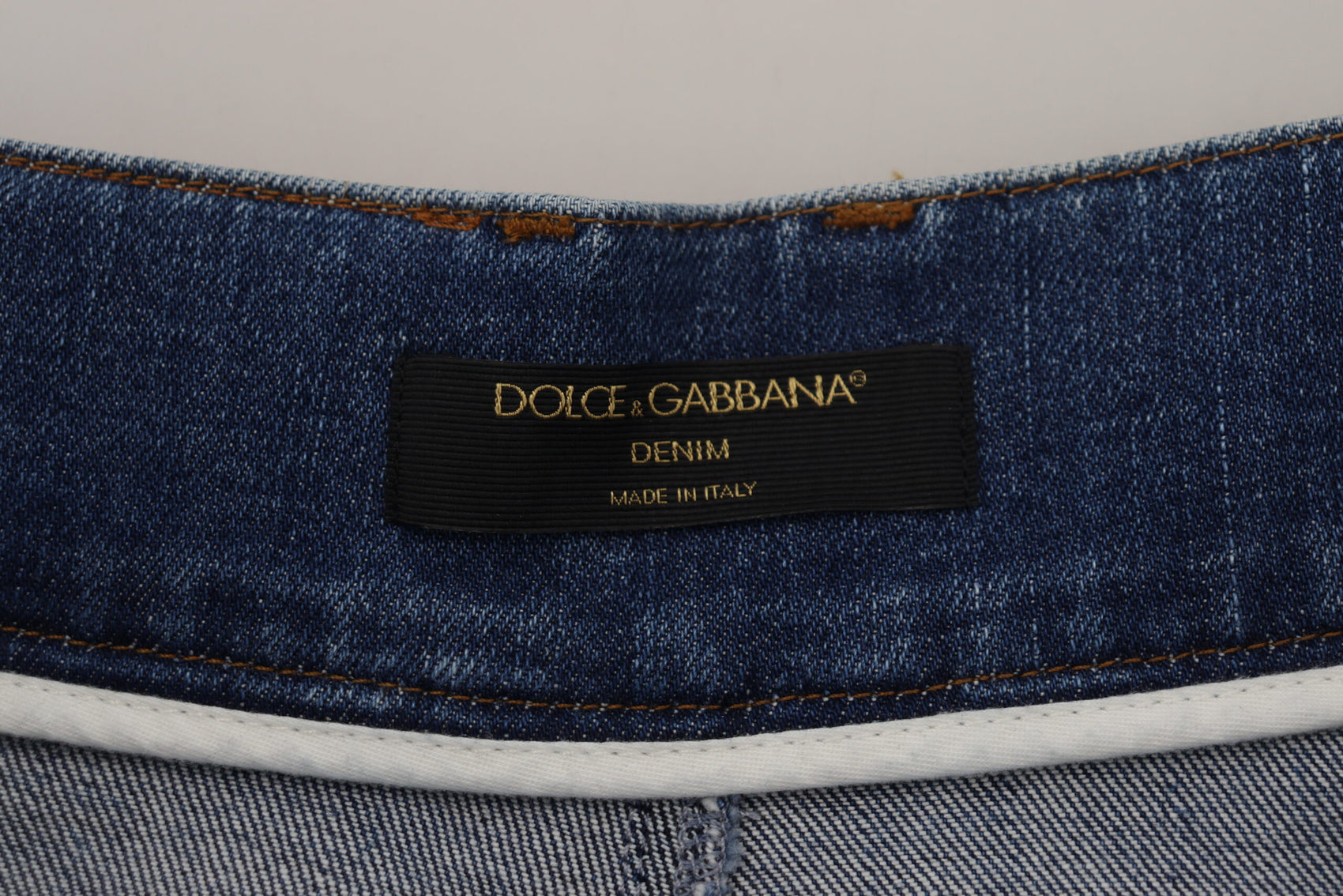 Elegante High Waist Blue Jeans