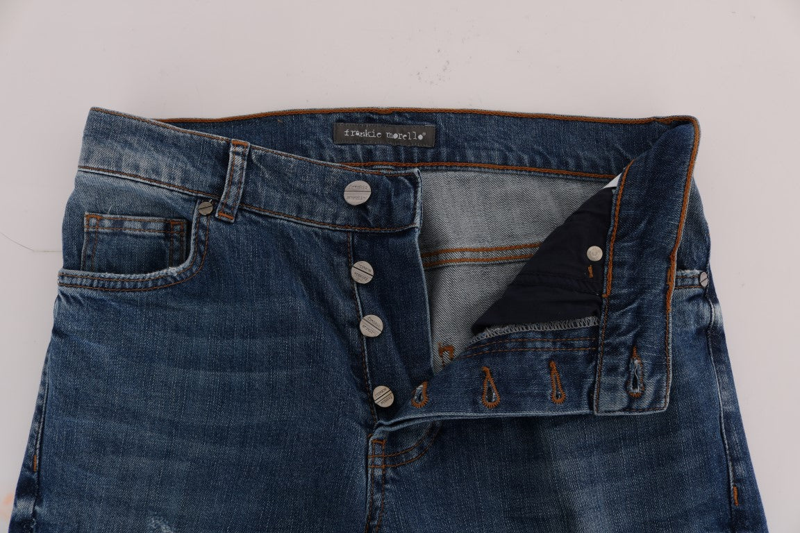 Svelte Italian Denim – Slim Fit Blue Jeans