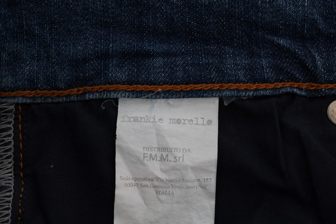 Svelte Italian Denim – Slim Fit Blue Jeans