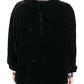 Elegante maglione in velluto misto seta