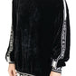 Elegante maglione in velluto misto seta