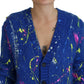 Elegante cardigan in mohair multicolore Splash