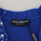 Elegante cardigan in mohair multicolore Splash