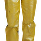 Jeans dritti a vita alta chic in giallo brillante