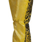 Jeans dritti a vita alta chic in giallo brillante