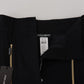 Pantaloni eleganti in lana affusolati a vita alta
