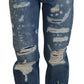 Eleganti jeans skinny a vita alta