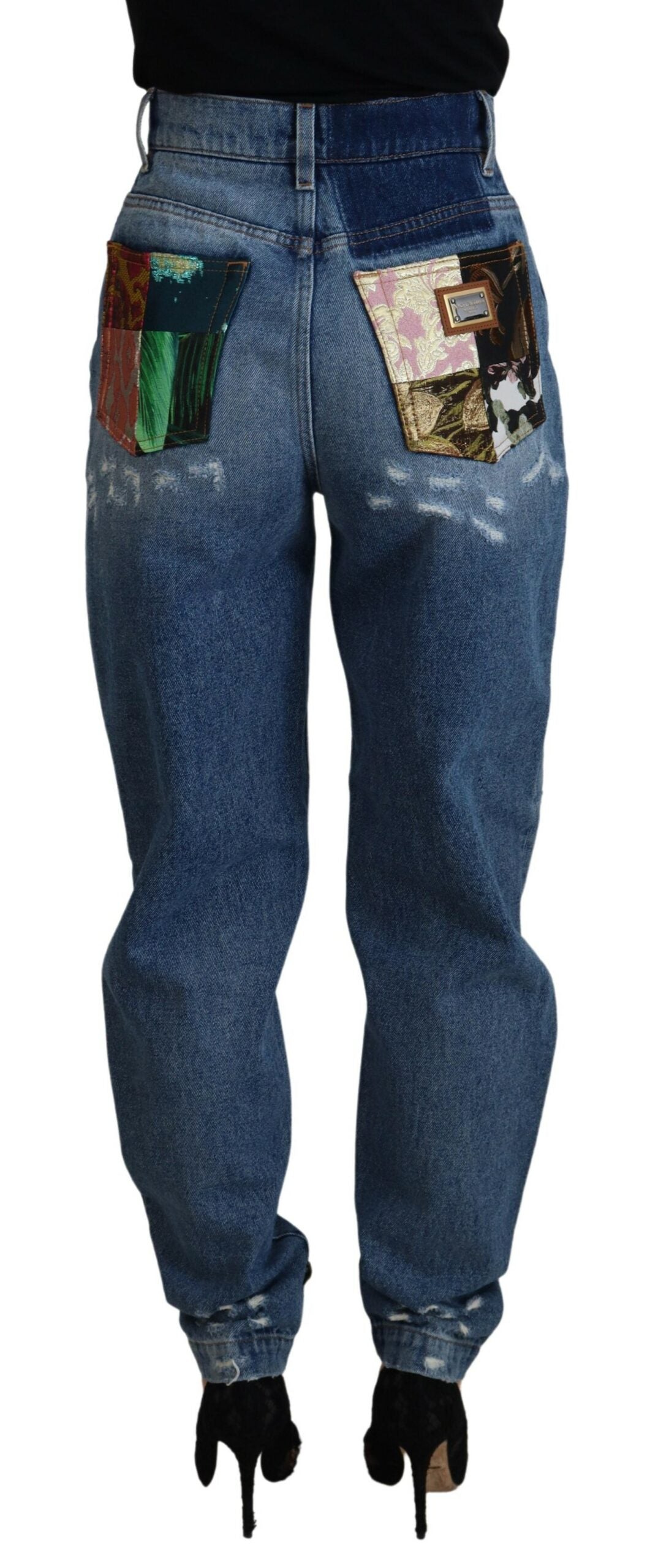 Eleganti jeans skinny a vita alta