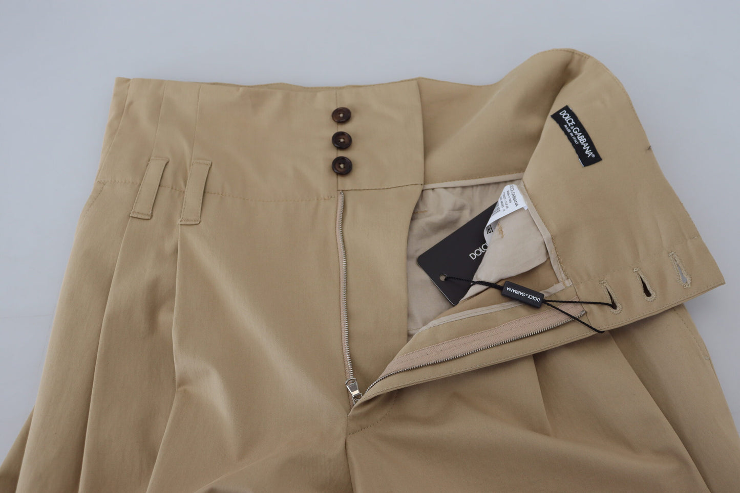 Pantaloni eleganti affusolati a vita alta