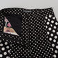 Pantaloni eleganti a pois a vita alta