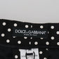 Pantaloni eleganti a pois a vita alta