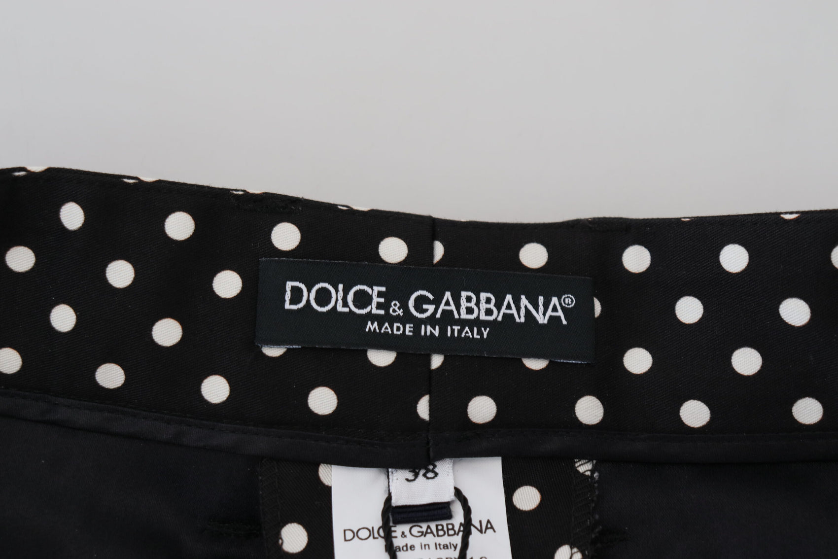 Elegante High-Waist-Pünktchenhose