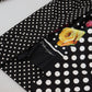 Pantaloni eleganti a pois a vita alta