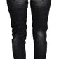 Chic Black Low Waist Skinny Jeans