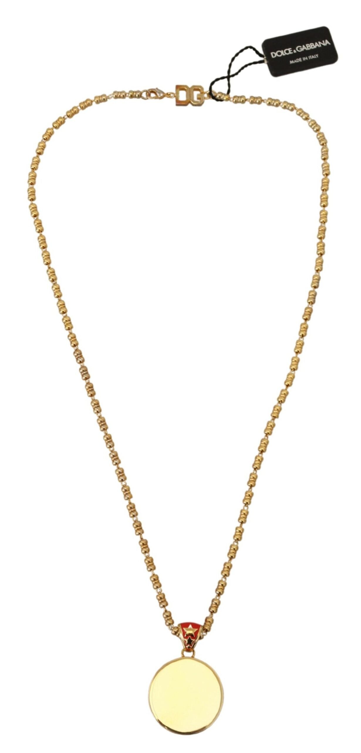 Elegante collana con ciondolo in oro