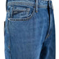 Jeans da uomo in cotone blu