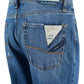 Jeans da uomo in cotone blu