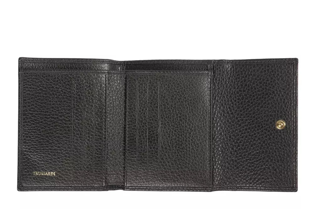 Black Leather Women Wallet