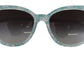 Elegant Blue Lace Detail Sunglasses