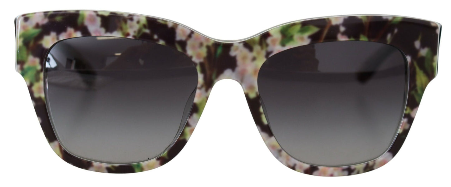 Elegante schwarze Sonnenbrille mit mehrfarbigem Farbverlauf