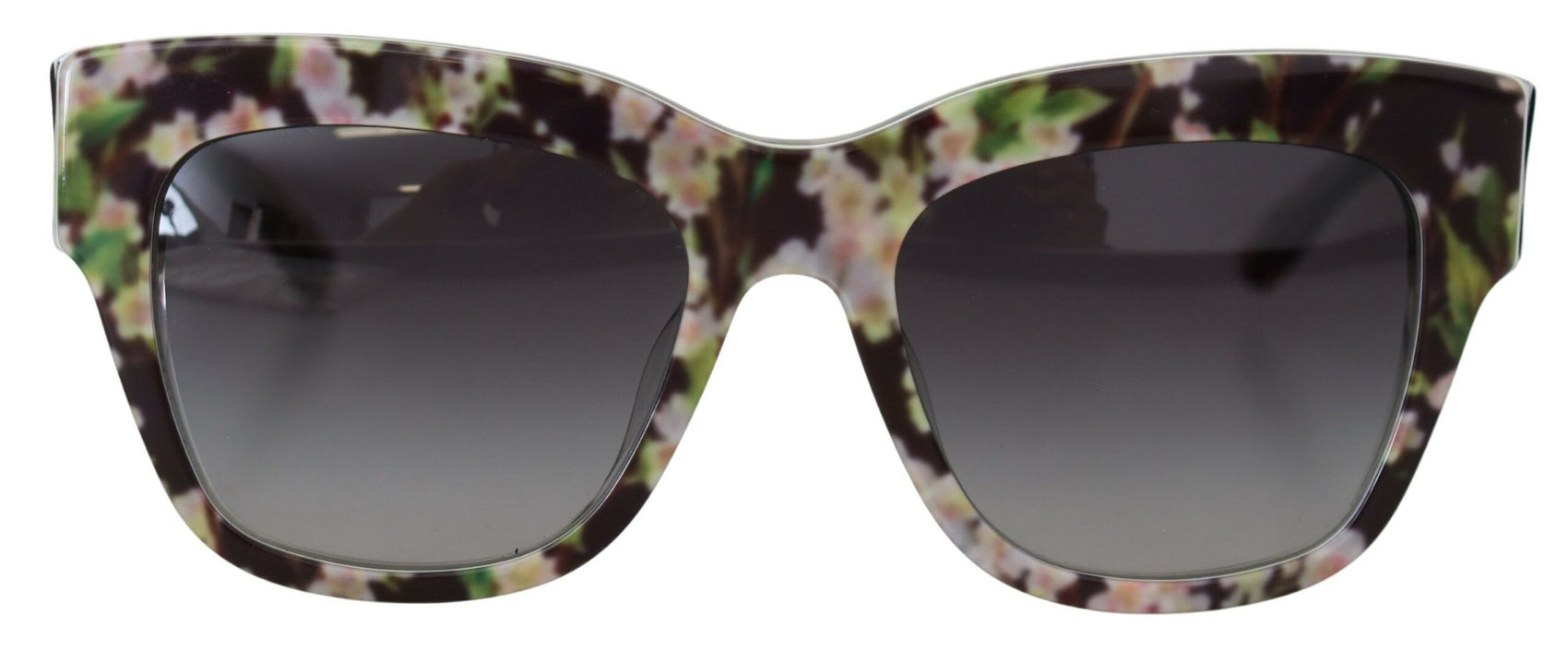 Elegante schwarze Sonnenbrille mit mehrfarbigem Farbverlauf