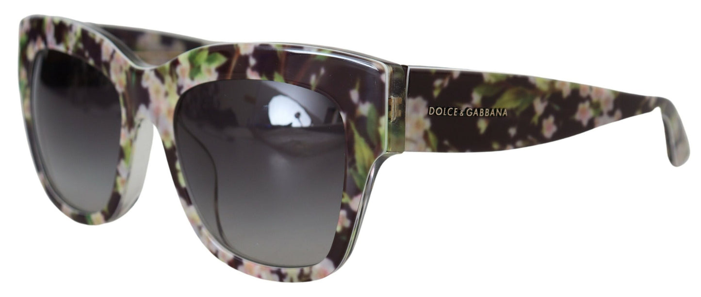 Elegante schwarze Sonnenbrille mit mehrfarbigem Farbverlauf