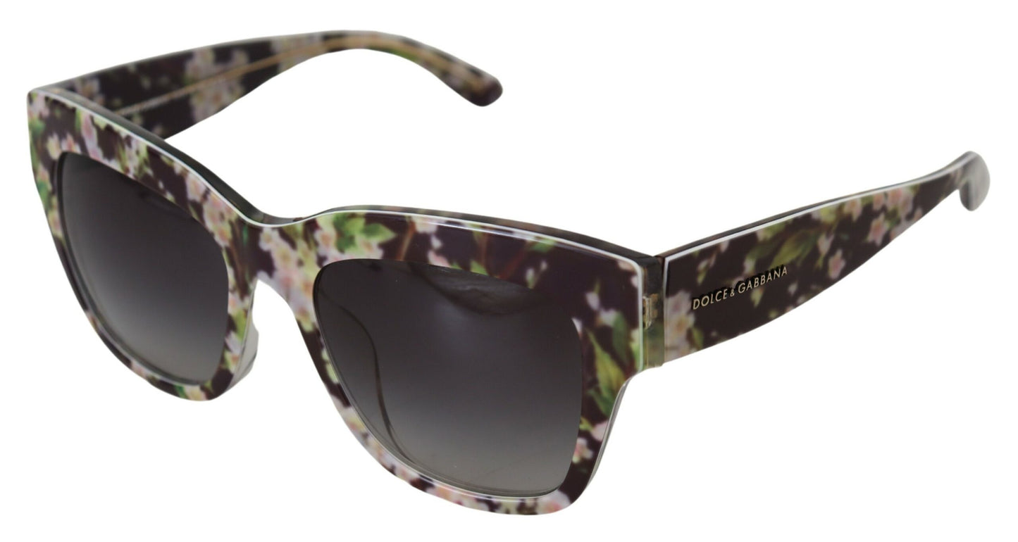 Elegante schwarze Sonnenbrille mit mehrfarbigem Farbverlauf