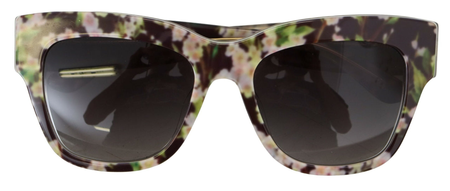 Elegante schwarze Sonnenbrille mit mehrfarbigem Farbverlauf