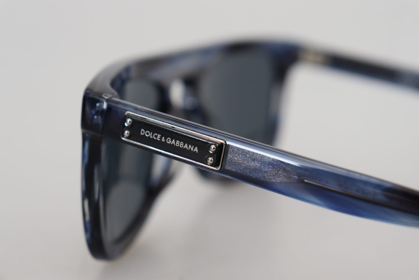 Elegante blaue Acetat-Sonnenbrille für Damen