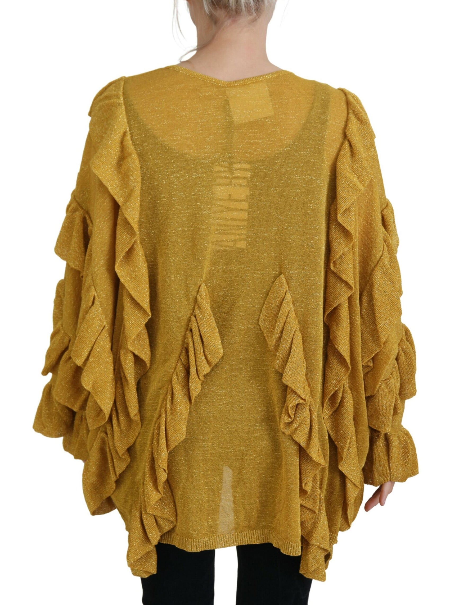 Eleganter goldener Cardigan
