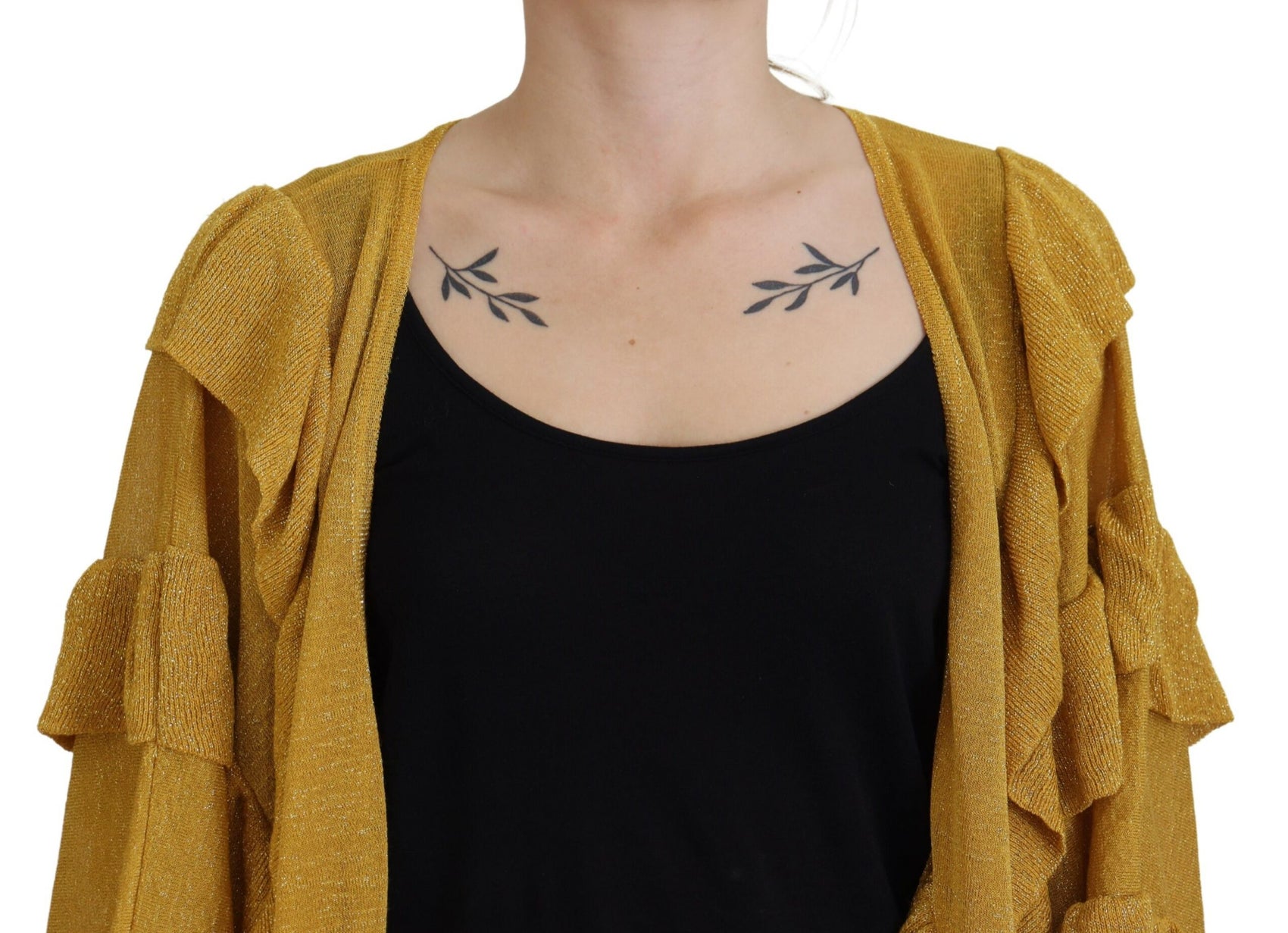 Eleganter goldener Cardigan