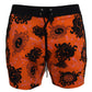 Chic Orange Swim Shorts Boxer for Men