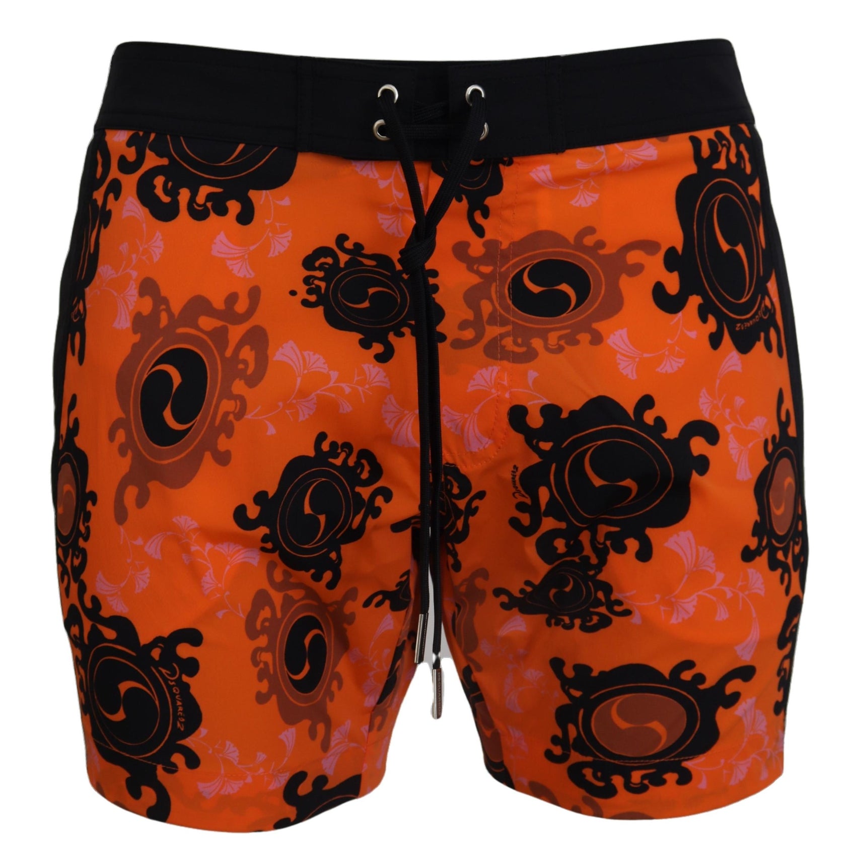 Schicke orange Badeshorts Boxer für Herren