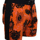 Chic Orange Swim Shorts Boxer for Men