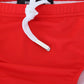 Rote Badehose mit ICON-Print