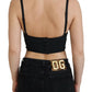 Dolce & Gabbana Pink Leopard Print Cropped Bustier Corset Top