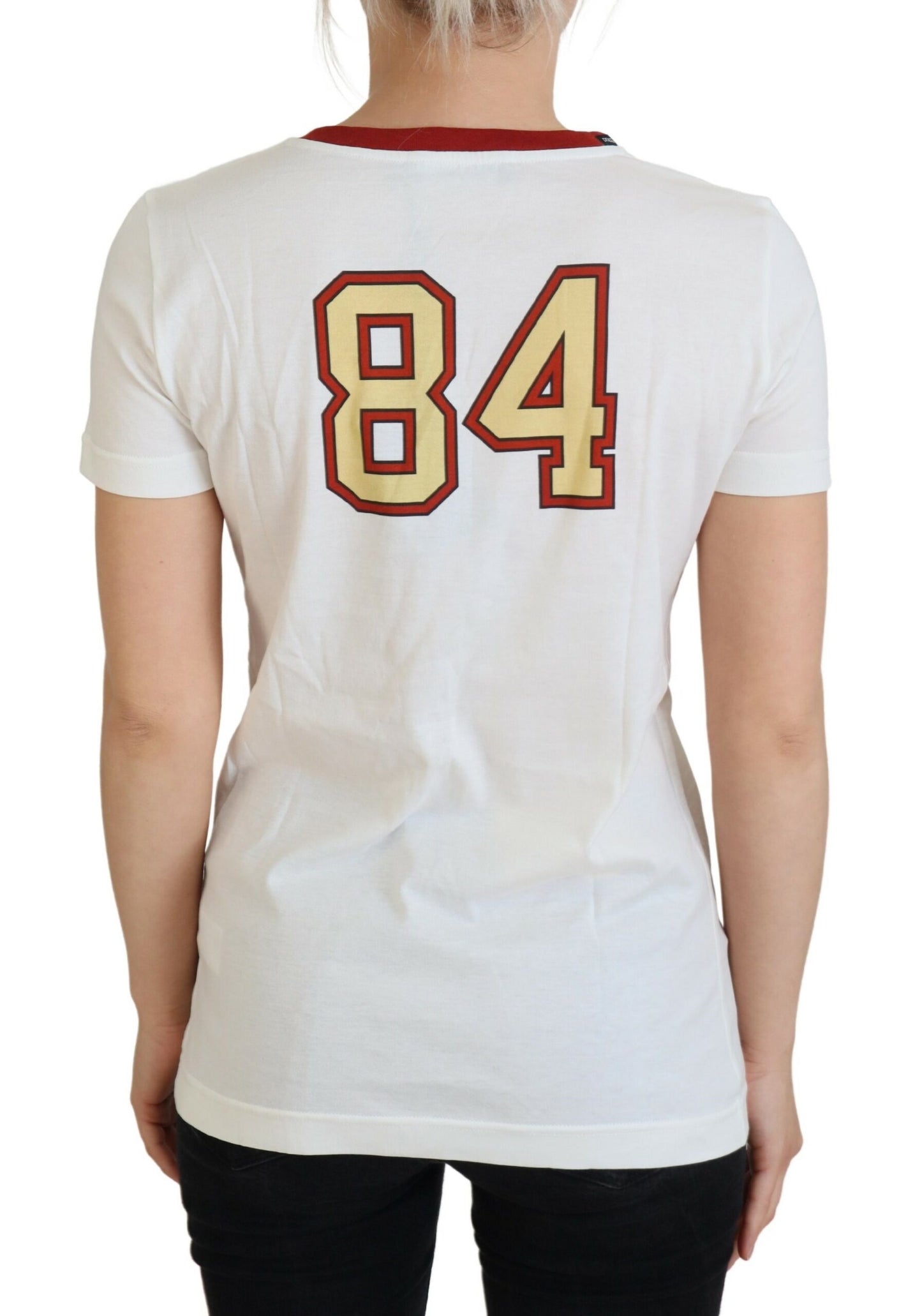 Elegantes weißes Freizeittop aus Baumwolle