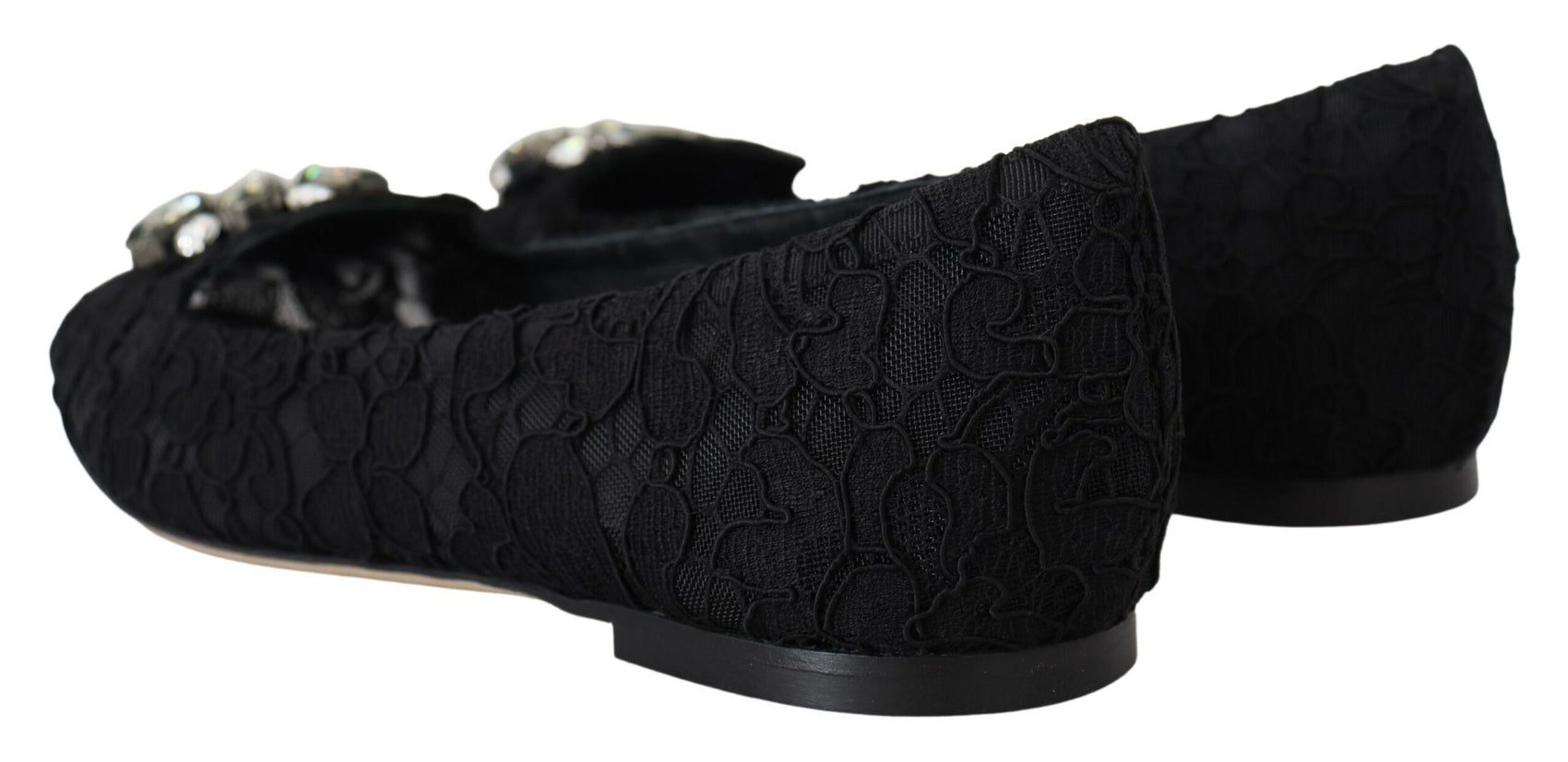 Elegante flache Vally-Schuhe mit floraler Spitze