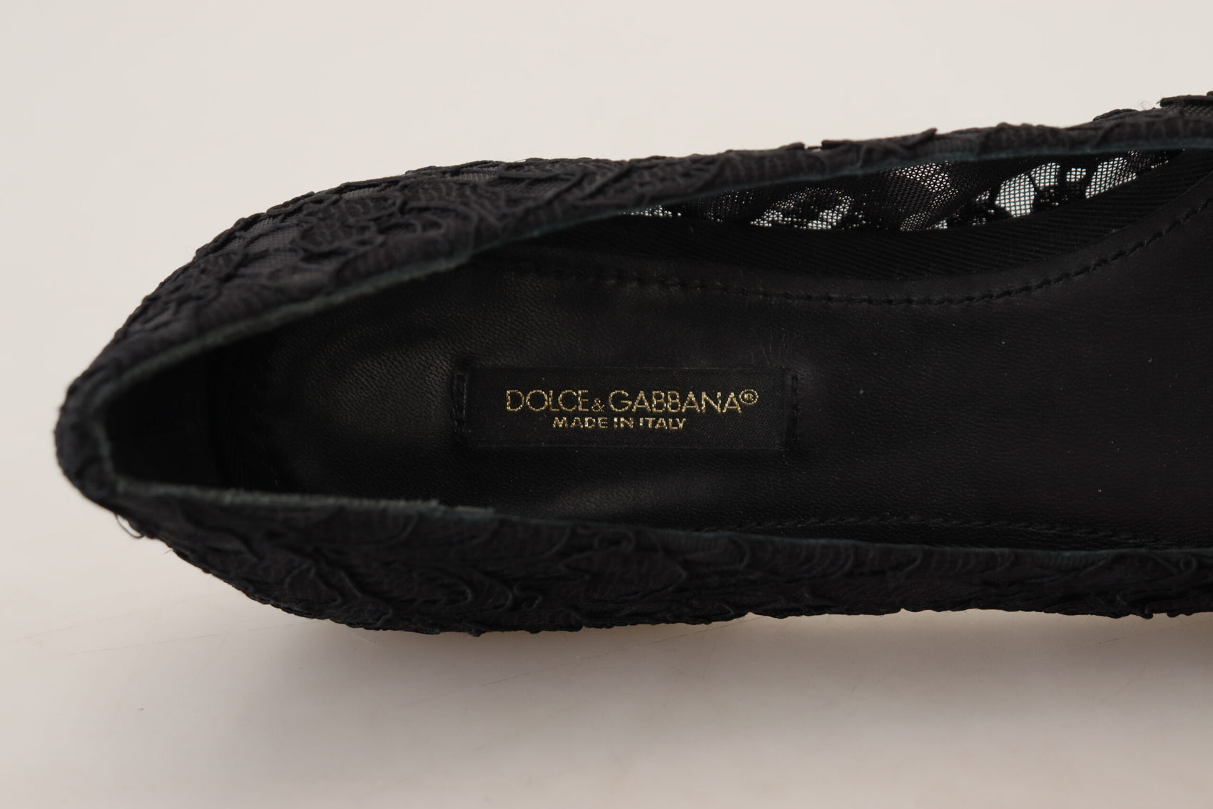 Elegante flache Vally-Schuhe mit floraler Spitze