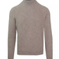 Beige Wool Men Sweater