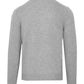 Gray Wool Men Sweater with Diamond Stitching