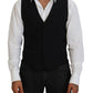 Elegant Black Formal Dress Vest