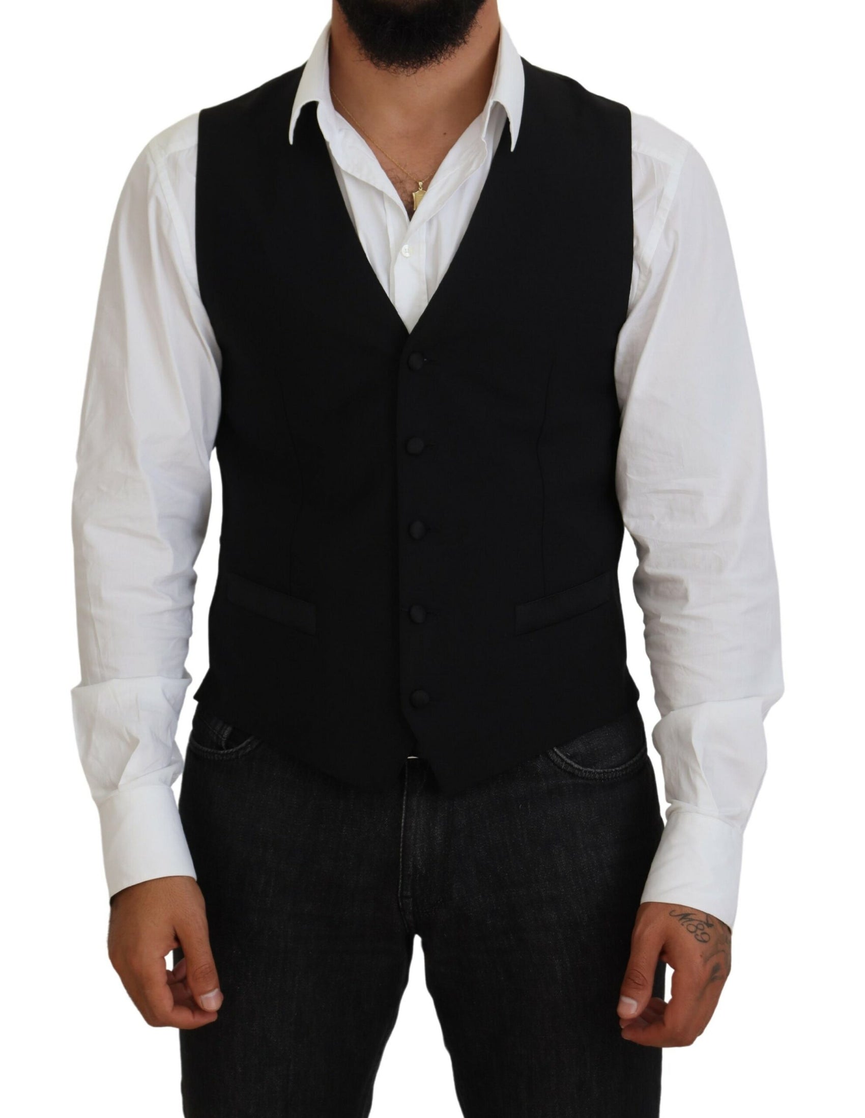 Elegante gilet nero formale