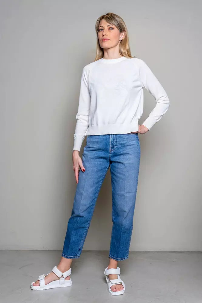 Elevated Blue High-Waist-Denim für Damen