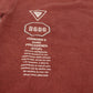 Elegantes kastanienbraunes bedrucktes Baumwoll-T-Shirt