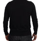 Eleganter schwarzer Kaschmir-Cardigan