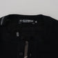Eleganter schwarzer Kaschmirpullover