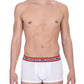 White Cotton Men's Trunk Pack