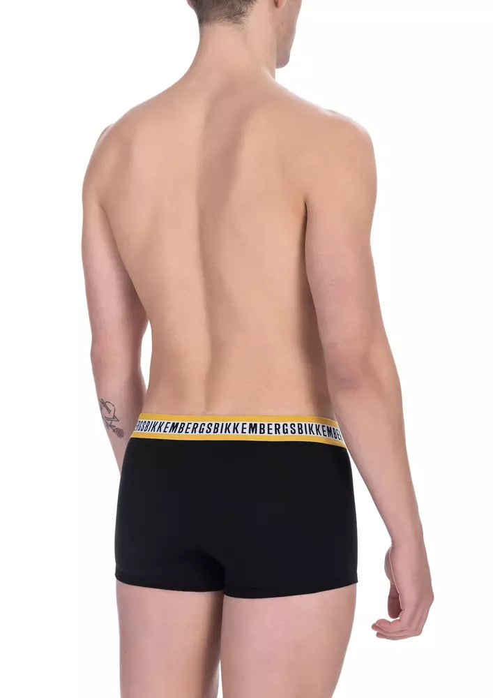 Black Cotton Men's Trunk Underwear Pack