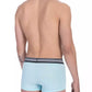 Light Blue Cotton Men Underwear Trunk Set